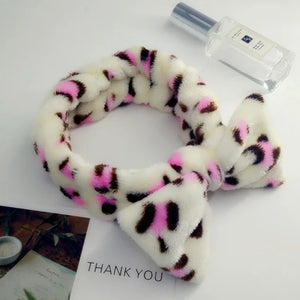 Edge Protector. Hair Band. Animal Print. Animal Print Hair Band. Bowtie headband. hair back and keeps your edges in place while washing your face or doing makeup.