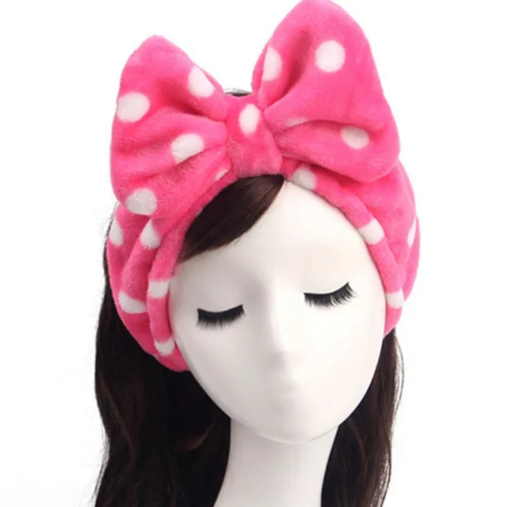 Fleece Hairband. Fleece Head bands. Polka dotted Head Bands. Child and Adult Hair Ties. Hair bands. Animal Print Head bands. Edge Protection hair tie. 