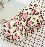 Load image into Gallery viewer, Fleece Hairband. Fleece Head bands. Polka dotted Head Bands.  Edge Protector. Hair Band. Animal Print. Animal Print Hair Band. Bowtie headband.

