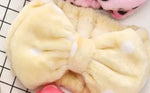 Load image into Gallery viewer, Edge Protector. Hair Band. Animal Print. Animal Print Hair Band. Bowtie headband. Fleece Hairband. Fleece Head bands. Polka dotted Head Bands. 
