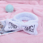 Load image into Gallery viewer, Baby blue omg hairband. Baby blue soft hairband. OMG headband.
